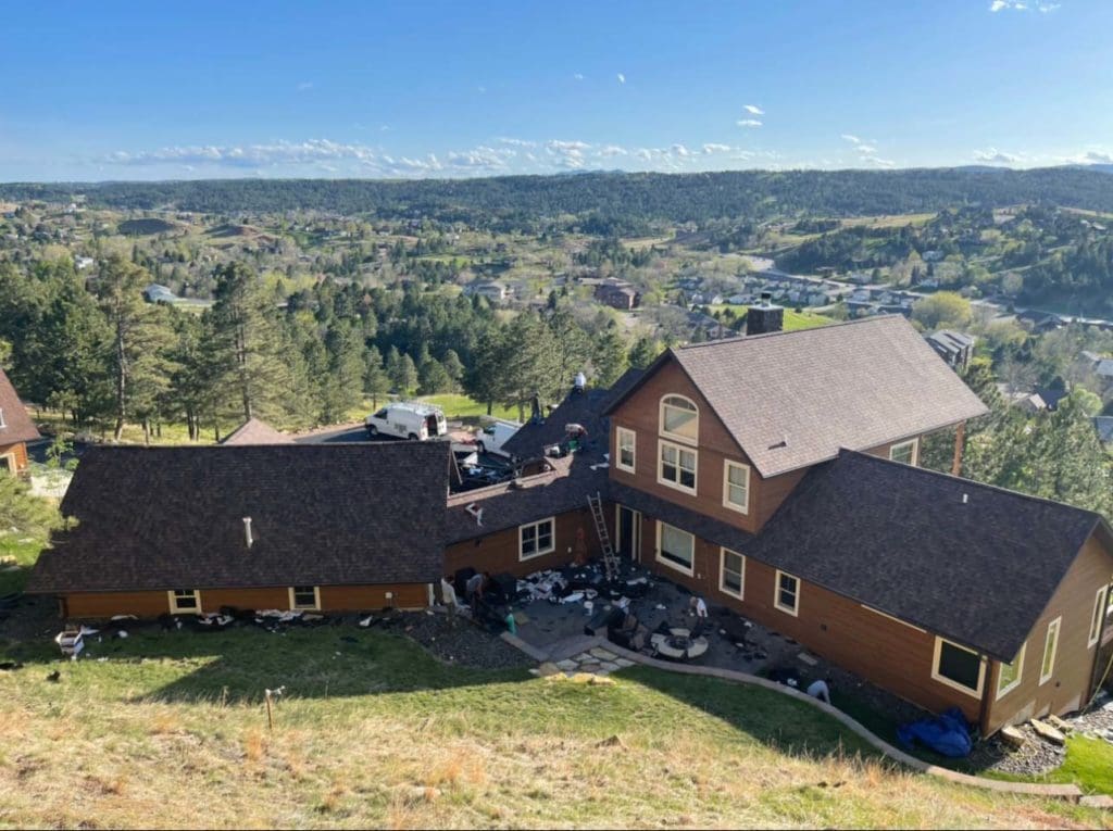 James Hardie Siding asphalt shingle roof Hill City SD Weather Tite Exteriors