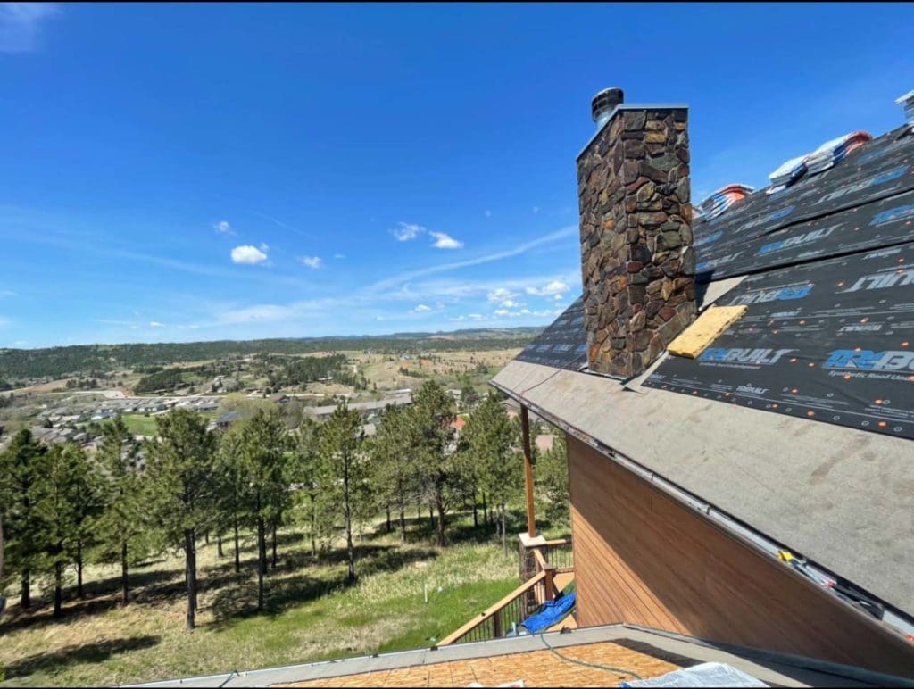 Roof tear off roofing contractor Custer Sd Weather Tite Exteriors