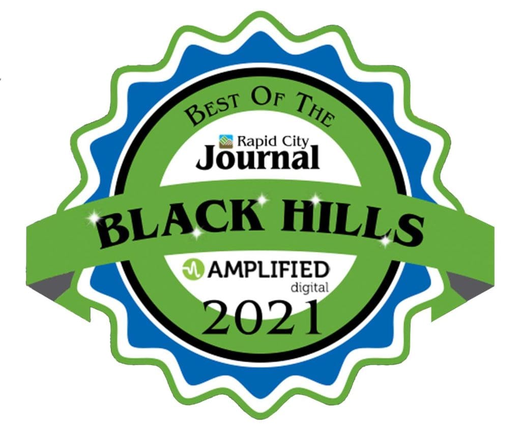 best of the black hills 2021 award green and blue