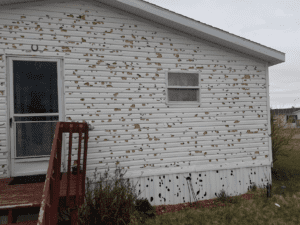 Hail damage to vinyl siding rapid city sd weather tite exteriors
