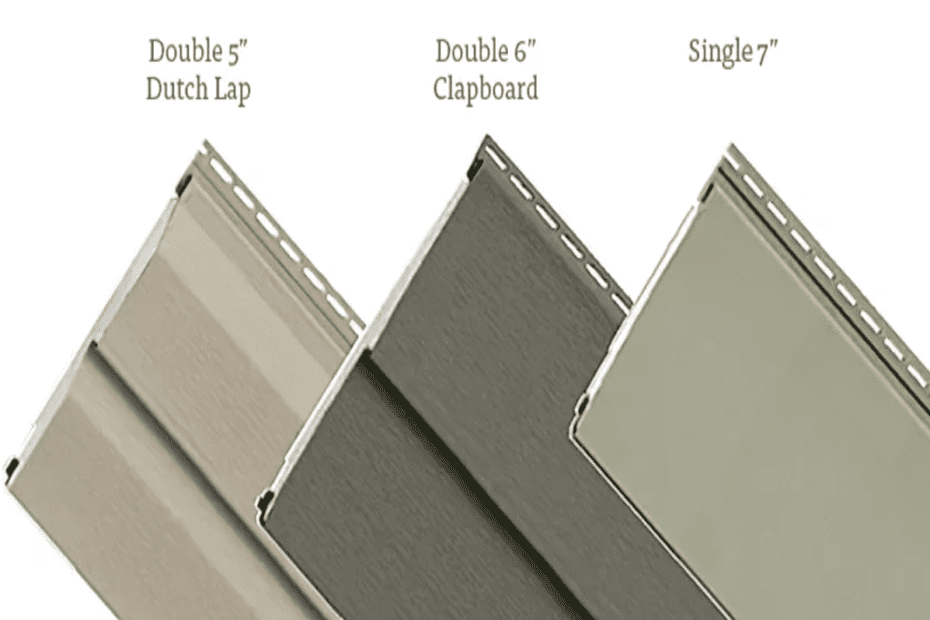 double dutch five inch gray siding, double six inch clapboard siding, single seven inch siding Weather Tite Exteriors Rapid City Sd