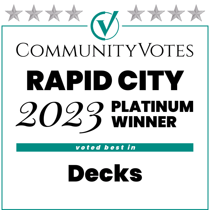 Winners badge Rapid City 2023 platinum decks