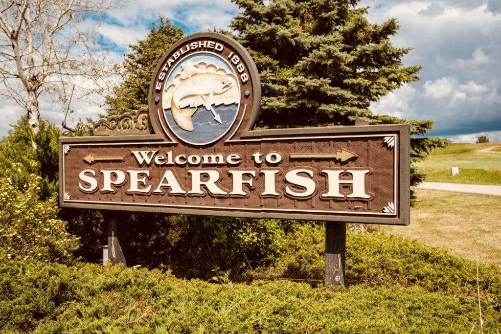 Welcome to Spearfish Sign