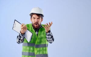 Frustrated with construction problems