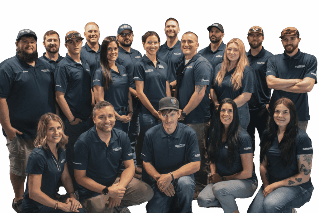 Updated team photo of the Weather-Tite Exteriors crew.