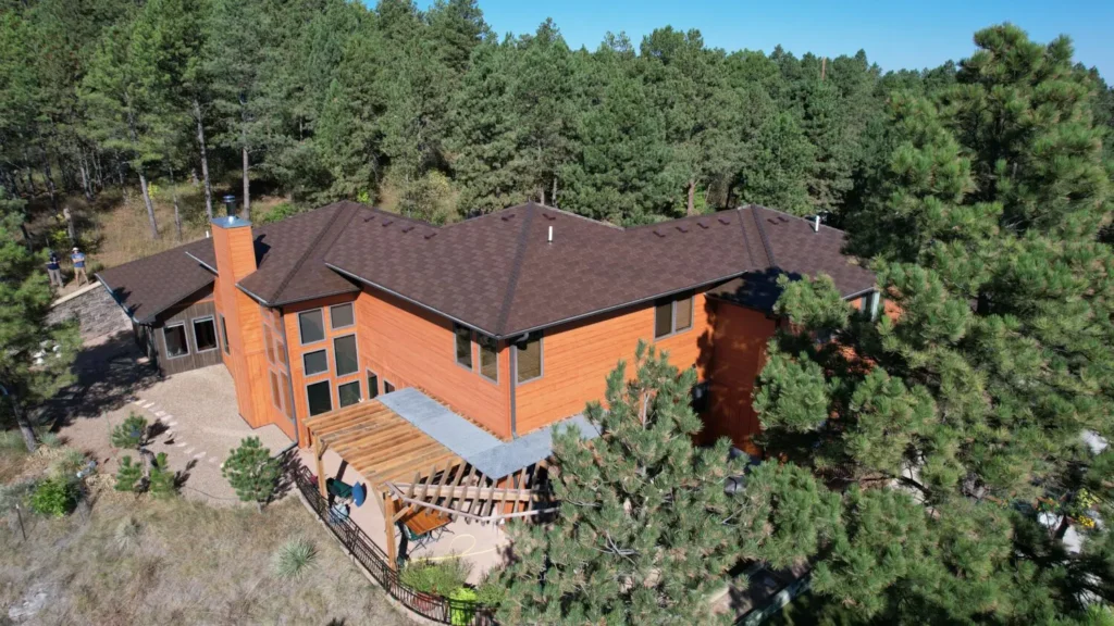 New roof install on a home in Keystone SD