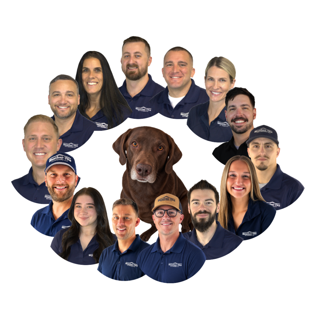 Weather-Tite 2026 team photo collage - Transparent